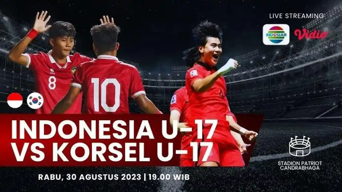 LIVE INDOSIAR Indonesia vs Korea via Vidio Malam Ini, Laga Ujicoba