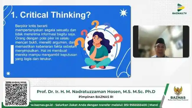 Pimpinan BAZNAS RI Tekankan Pola Pikir yang Tepat Jadi Kunci dalam Pengelolaan Zakat