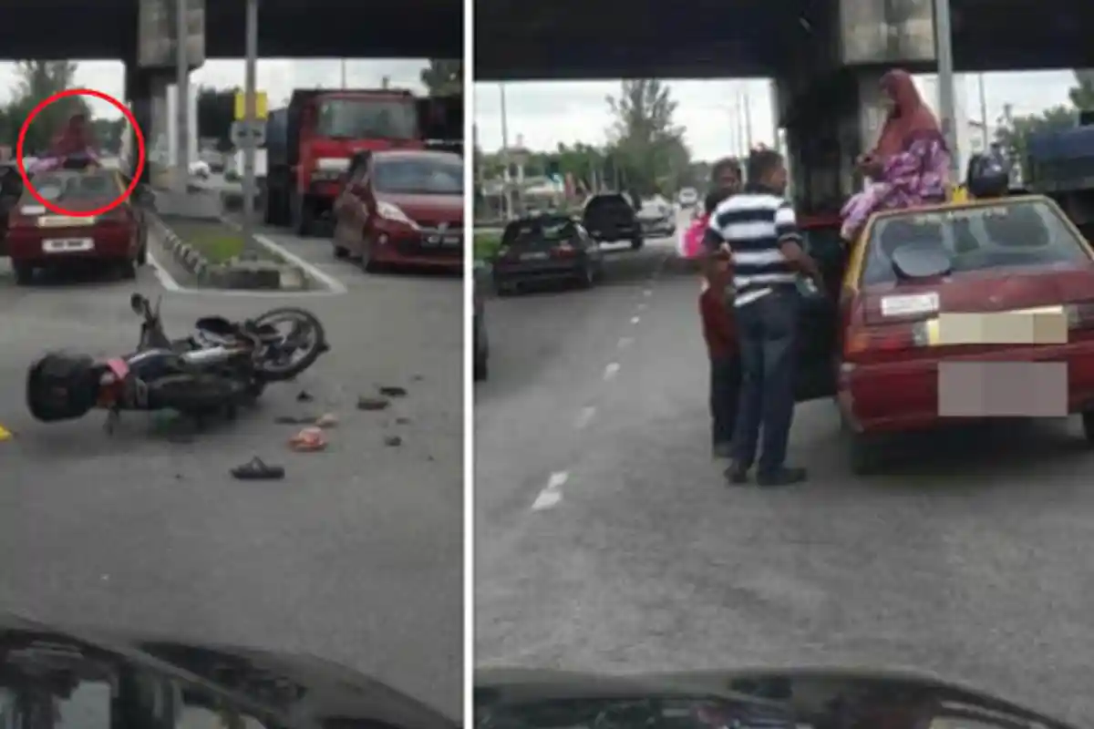 Ajaib! Ditabrak Taksi, Ibu Tua ini Selamat dengan Cara yang Aneh