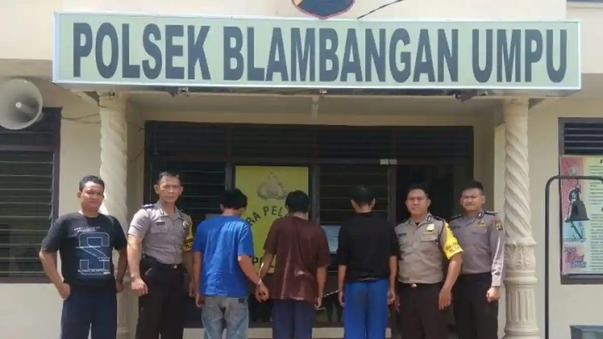 Melapor Jadi Korban Pencurian Pecah Kaca, Tiga Lelaki Ini Malah jadi Tersangka