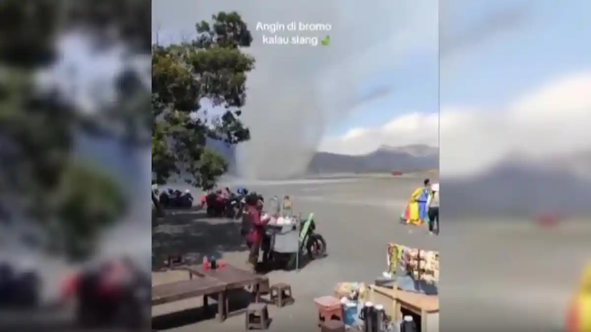 Apa Itu Fenomena Tornado Dust Devil yang Muncul di Gunung Bromo? Begini Penjelasan BMKG