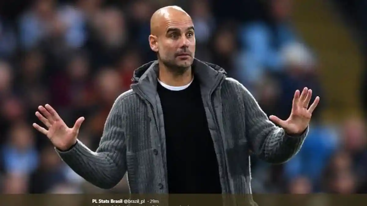 Pep Guadiola Dapat Kartu Kuning di Babak Pertama Community Shield Manchester City Vs Liverpool FC