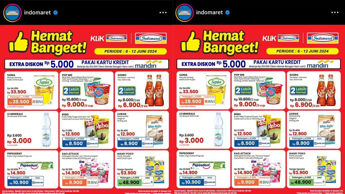 Hemat Banget! Promo Indomaret 6 - 12 Juni 2024: Minyak Goreng Rp 33.500 ...