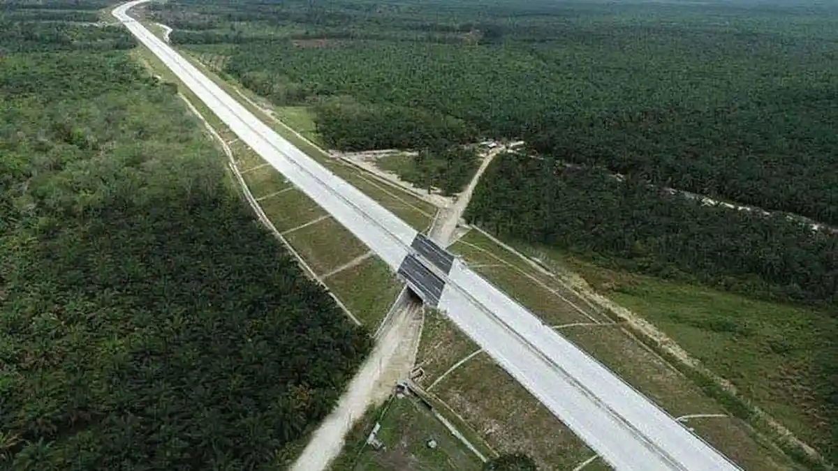 Jalan Tol Padang-Pekanbaru Seksi V Bangkinang-Pangkalan Sudah 65 Persen
