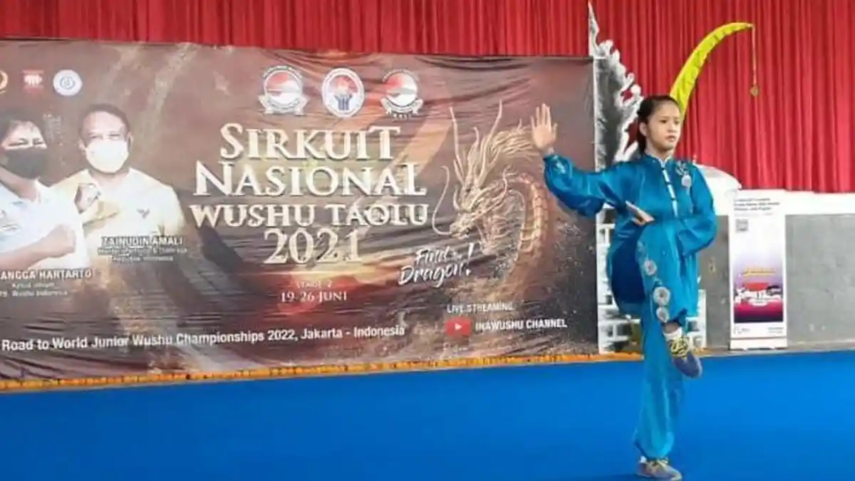 Cecilia Celine Wijaya Tak Menduga Raih Emas di Sirkuit Nasional Wushu Taolu Seri II/2021