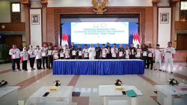 Disambut Gema Sholawat, Jamintel Kejagung Tegaskan Komitmen Dana Desa Bersih di Jatim