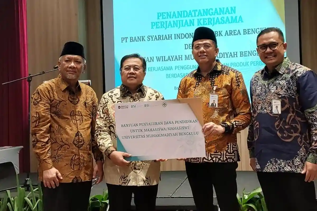 PW Muhammadiyah Bengkulu dan Bank Syariah Indonesia Jalin Kerja Sama Penguatan Ekonomi Umat