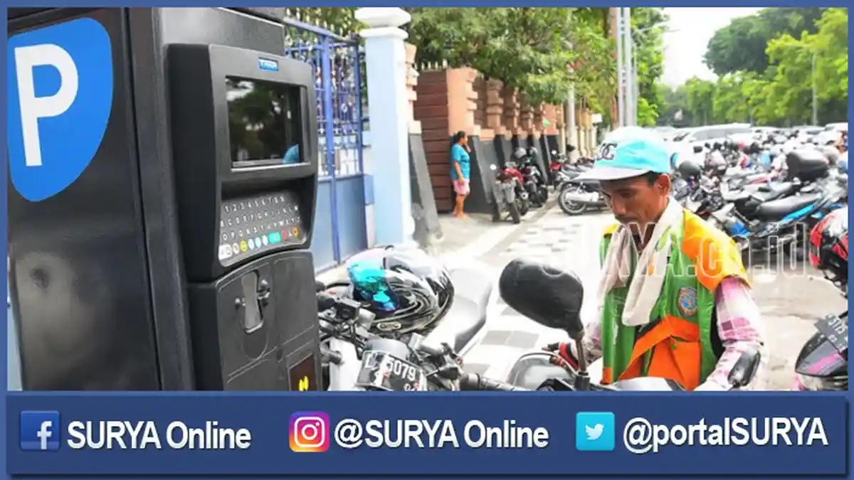 Dishub Kota Surabaya Mulai Menerapkan Parkir Meter di Dua Kawasan Ini