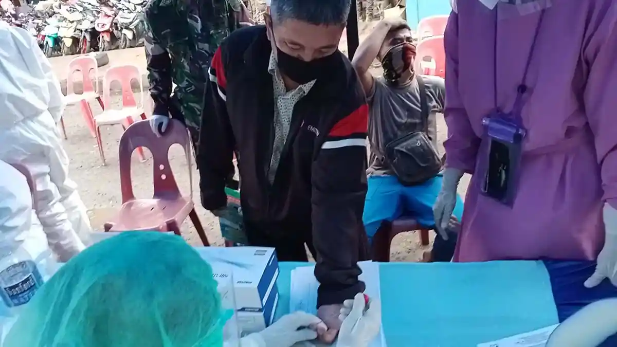 HASIL Rapid Test 6 Pedagang Tos 3000 Batam Reaktif, Kini Dikarantina di RSKI Galang Batam