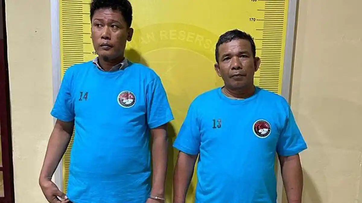 Udin Tambunan dan Udin Pane Diringkus Polisi, 20 Bungkus Sabu Disita, Menyamar Jadi Petugas PLN