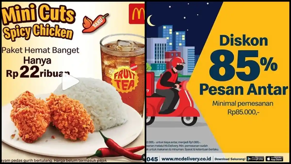 Promo McD Hari ini Kamis 16 September 2021, Paket Hemat Pasti Kenyang Mulai dari Rp 22.000