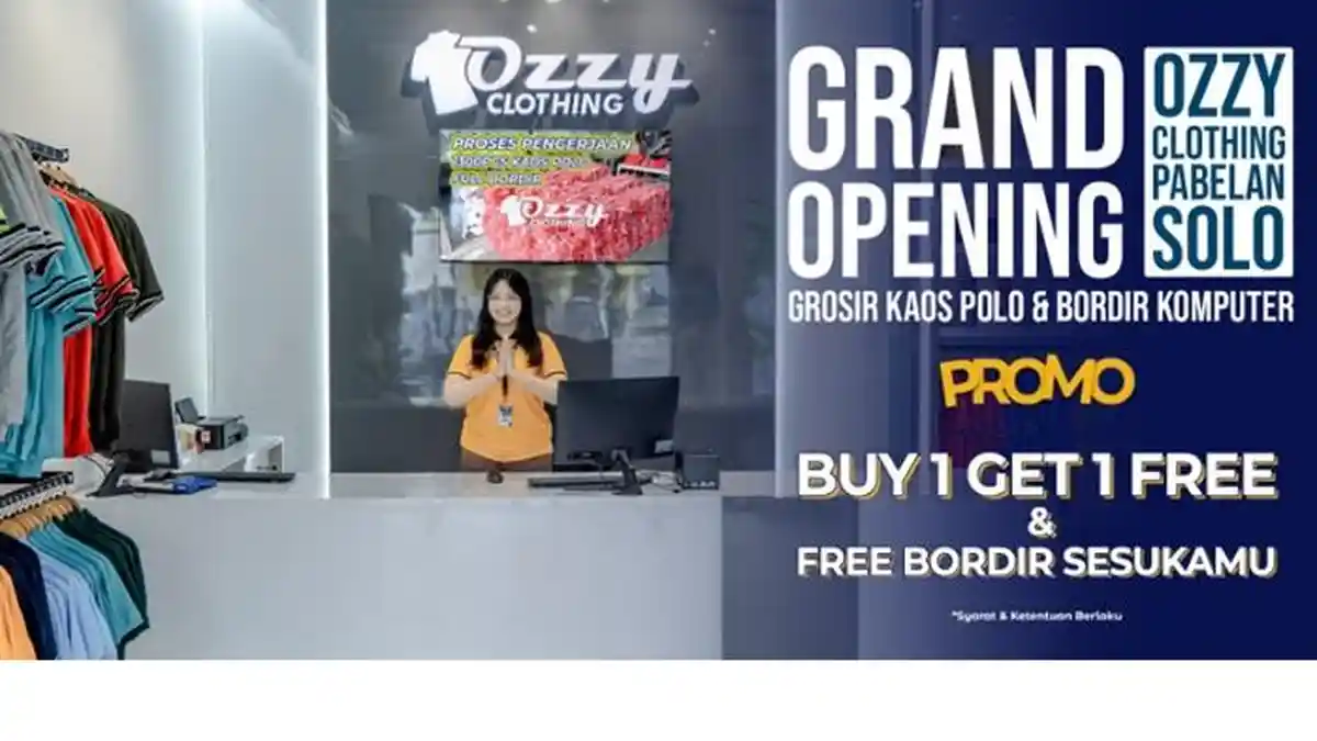 Ozzy Clothing Hadir di Solo, Grand Opening Meriah dan Ada Banyak Promo