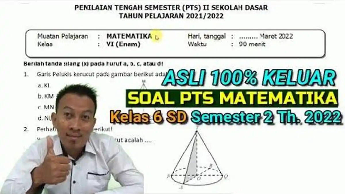 30 Soal & Kunci Jawaban Matematika Kelas 6 SD Semester 2: Luas Prisma ...