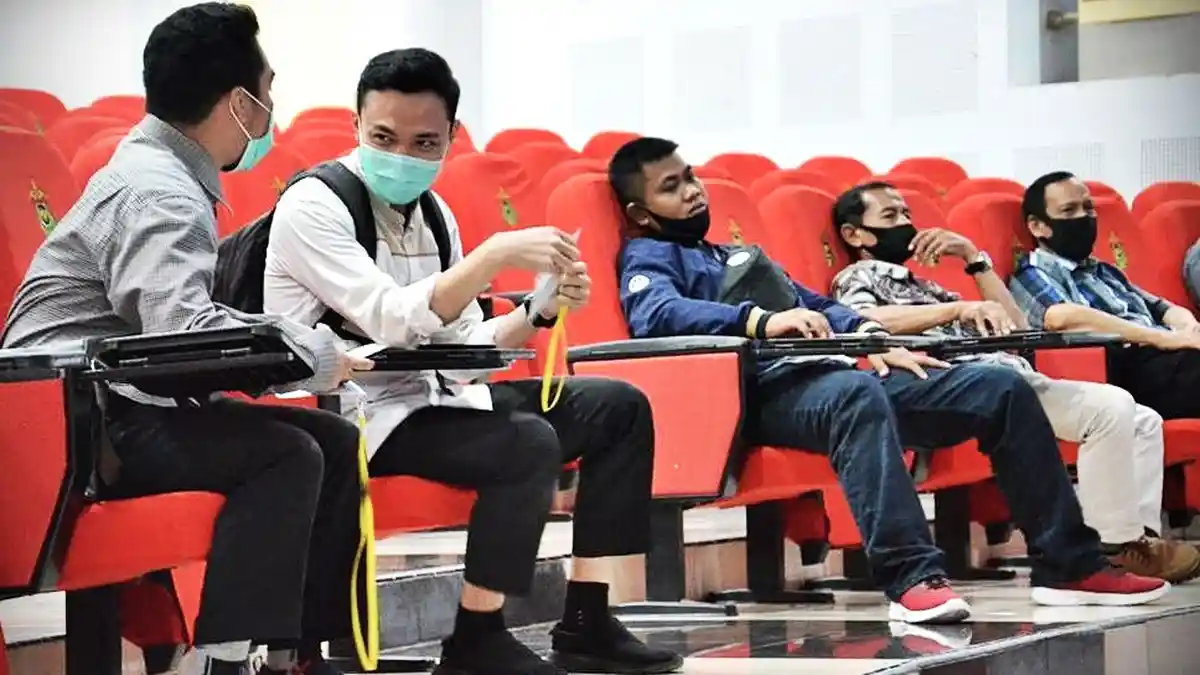 FOTO: Sosialisasi Protokol Kesehatan Covid-19 pada Pelaksanaan UTBK Unhas 2020 - universitas-hasan21.jpg
