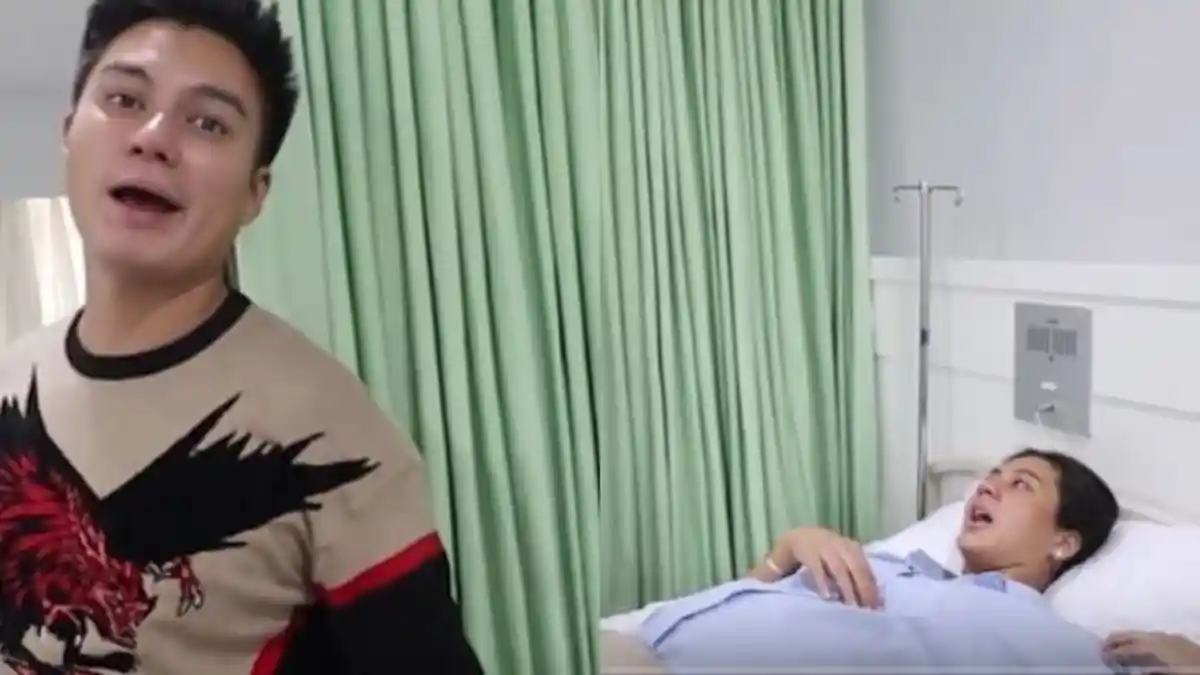 Paula Verhoeven Alami Kram Perut dan Sesak Napas, Ini Reaksi Baim Wong