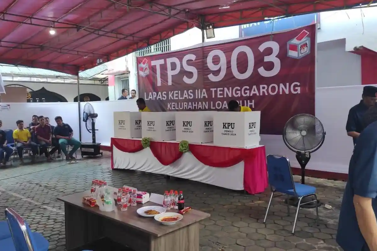 774 Narapidana Lapas Tenggarong Kukar Sumbang Suara untuk Prabowo-Gibran di Pilpres 2024