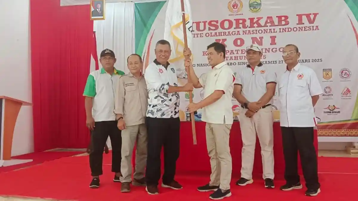 Junaidi Adjam Jadi Ketum KONI Lingga, Gantikan Pejabat Lama yang Terjerat Korupsi 