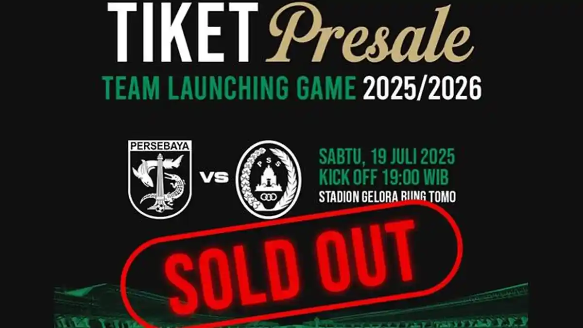 Tiket Presale Team Launching Game Persebaya Langsung Ludes Diserbu Bonek