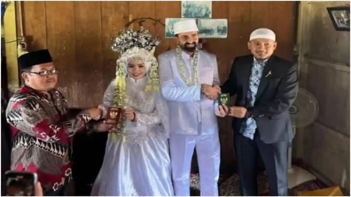 Gadis Muratara Dinikahi Bule Turki, Beda Usia 28 Tahun, Ijab Kabul Bahasa Indonesia