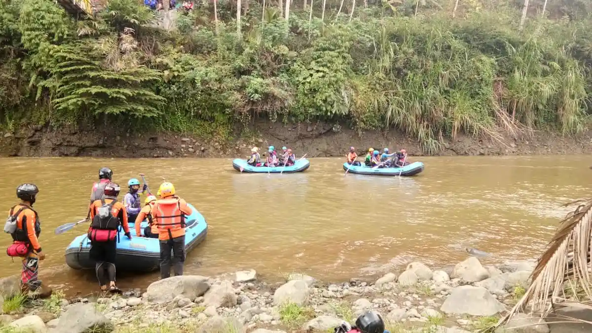 2 Tim Pencarian Belum Temukan Dimas yang Hanyut di Sungai Serayu Banjarnegara
