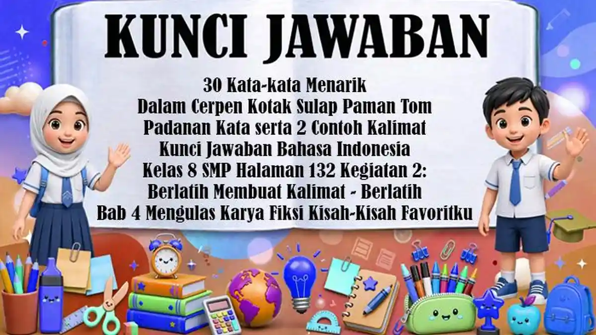30 Kata-kata Menarik dalam Cerpen Kotak Sulap Paman Tom dan Padanan ...