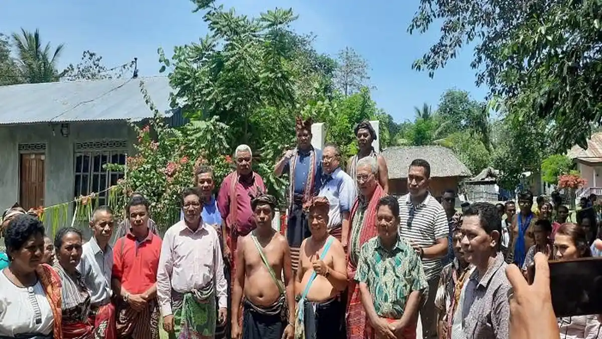 Monumen Nahak Maroe Rai di Malaka Diresmikan Bupati Simon Nahak