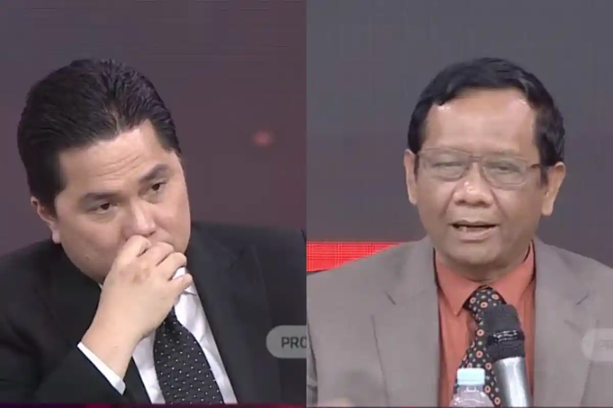 Blak-blakan Buka Praktik Mafia Hukum di BUMN, Ini Pesan Mahfud MD ke Erick Thohir di ILC