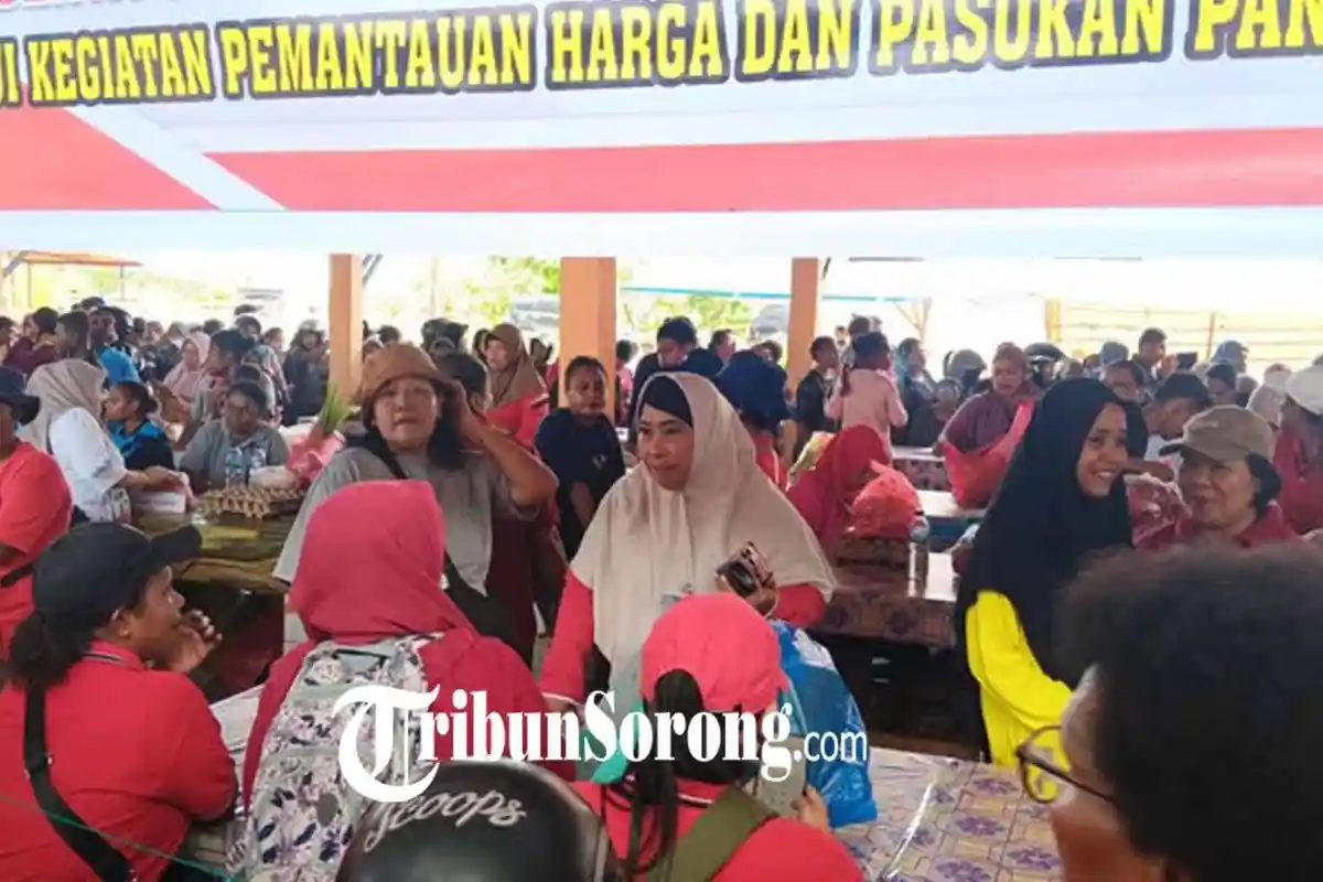 Pemkab Sorong Gelar Pasar Murah 2 Hari Berturut-turut, Ini Daftar Barang dan Harganya