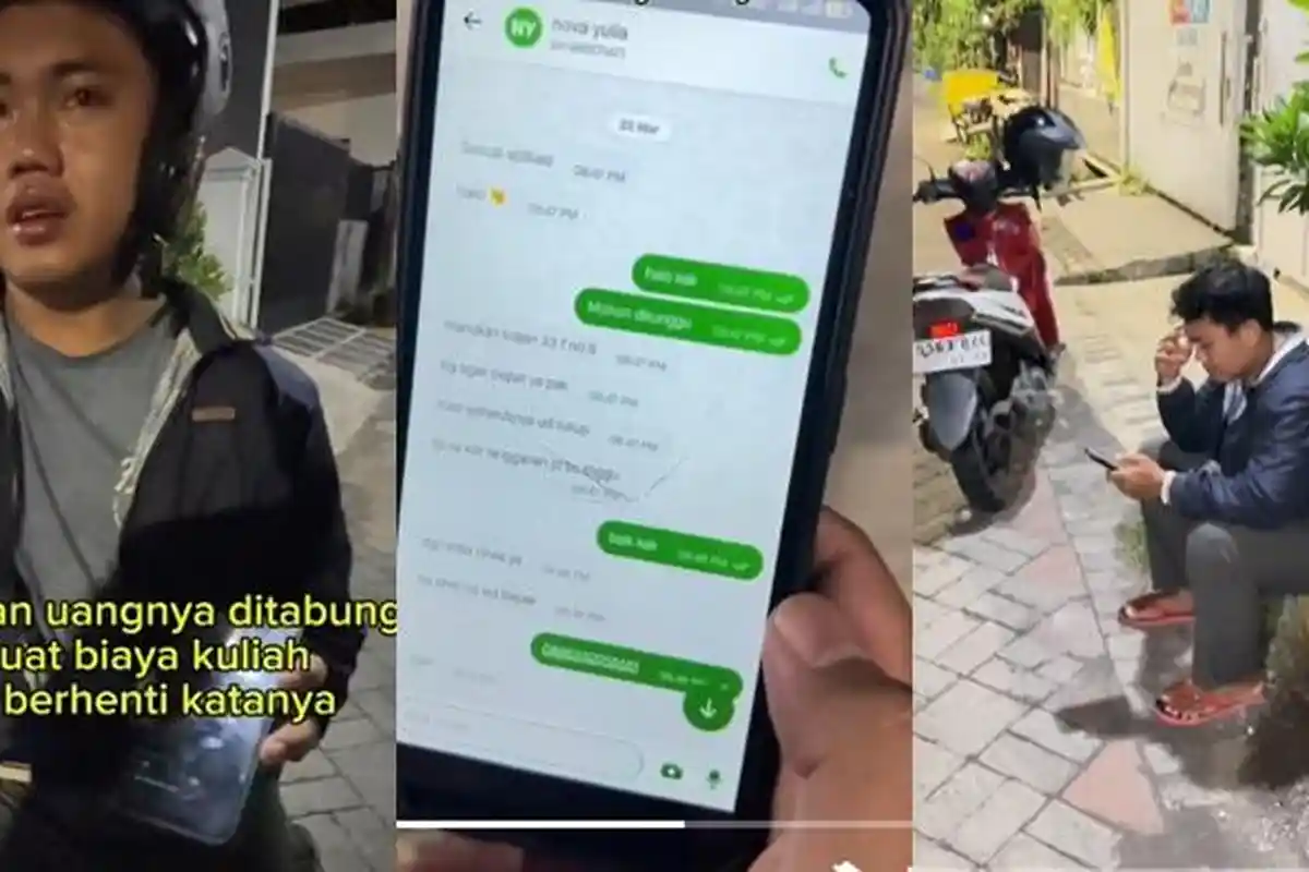 VIRAL Nasib Apes Driver Ojol di Surabaya, Nangis Dapat Orderan Fiktif, Ada Kisah Pilu Dibaliknya