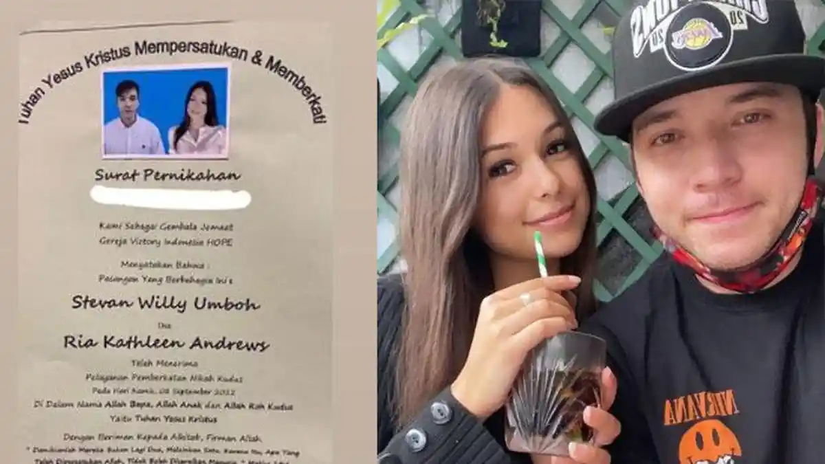 Stefan William Ungkap Pernikahannya Sah dengan Ria Andrews, Unggah Bukti Surat Nikah
