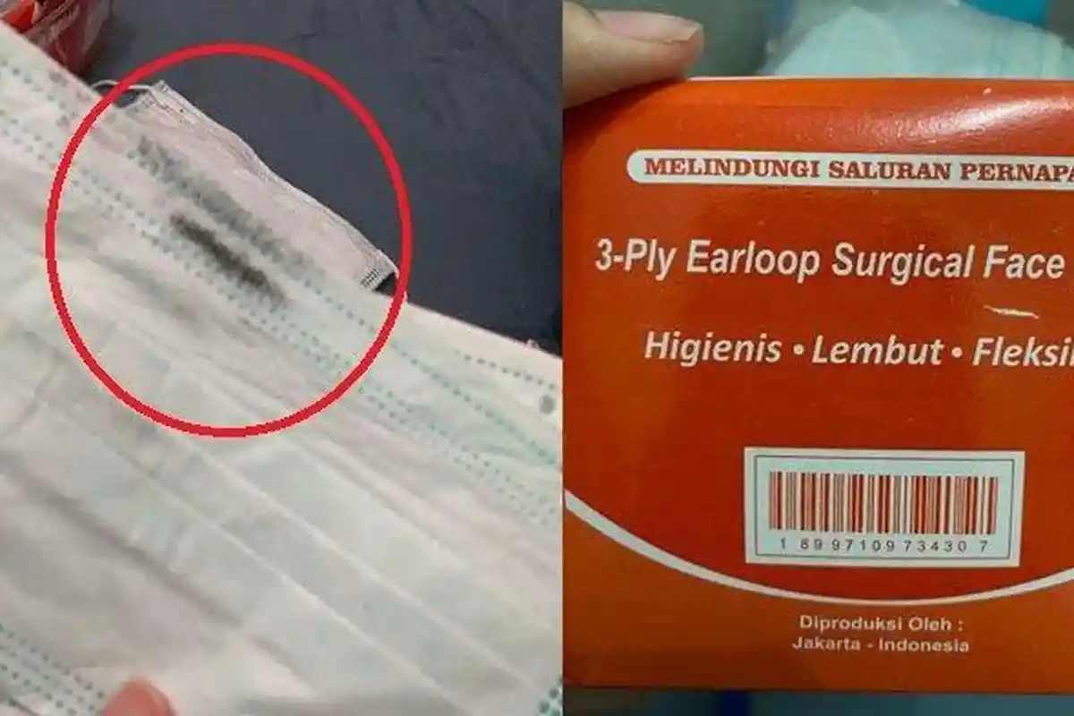 Beli Masker Rp 330 Ribu, Wanita Ini Kaget Kondisi Masker Begini, Ada Tulisan Diproduksi di Jakarta