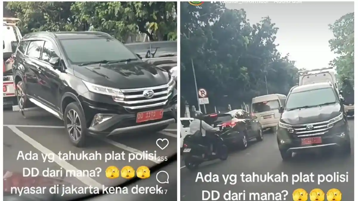 Viral Mobil Dinas Pemkab Takalar Nyasar dan Diderek di Jakarta