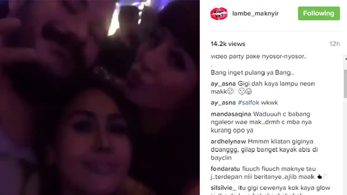 Beredar Video Suami Nafa Urbach Berpesta dengan Ratu Meta, Netizen Malah Salah Fokus Sama Ini