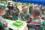 Danpusterad Lakukan Wasev di Lokasi TMMD 108 Kodim 1709