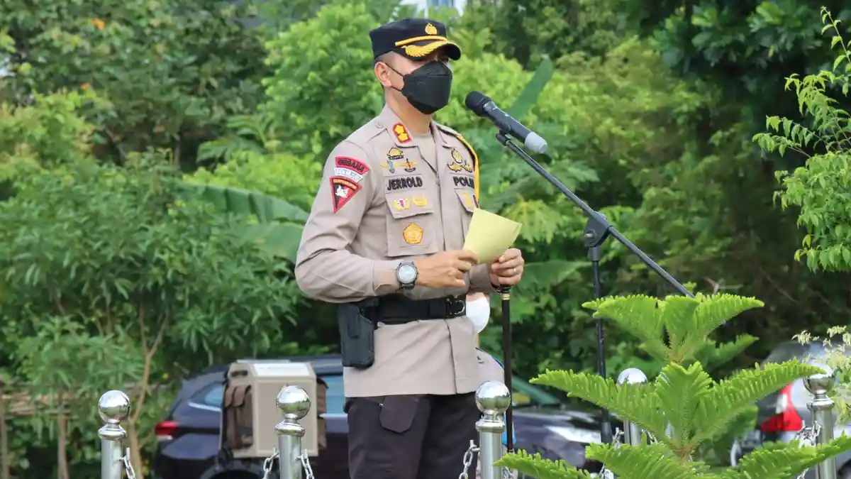 Polres Kubu Raya Gelar Apel Pengamanan Malam Takbiran dan Sholat Idulfitri 1443 H