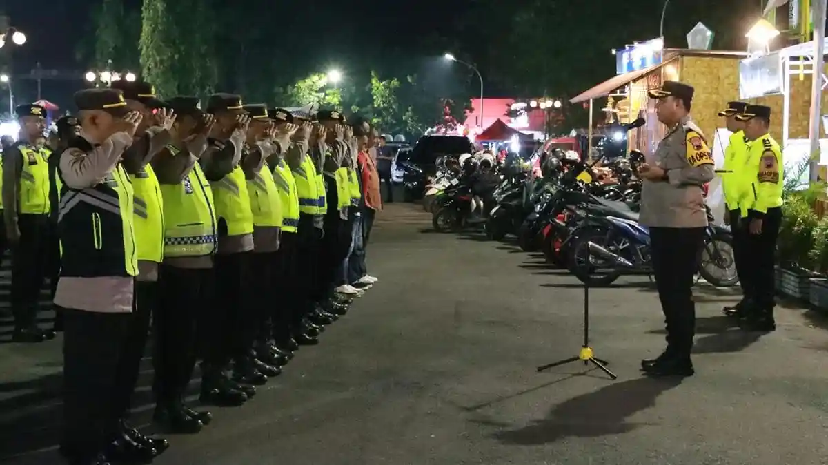 Polres Blora All Out Amankan Malam Takbir, Antisipasi Kemacetan dan Tindak Kriminal