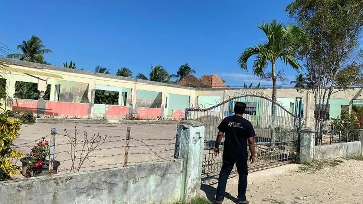 Proyek Revitalisasi SDN 2 Nurussalam Mangkrak, Siswa di Aceh Timur Terancam Tak Bisa Belajar - Serambinews.com
