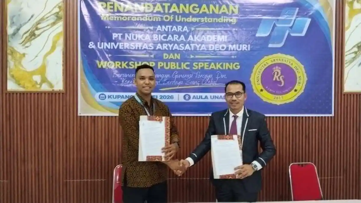 PT Nuka Bicara Akademi dan UNADRI Teken MoU, Perkuat Public Speaking Mahasiswa NTT
