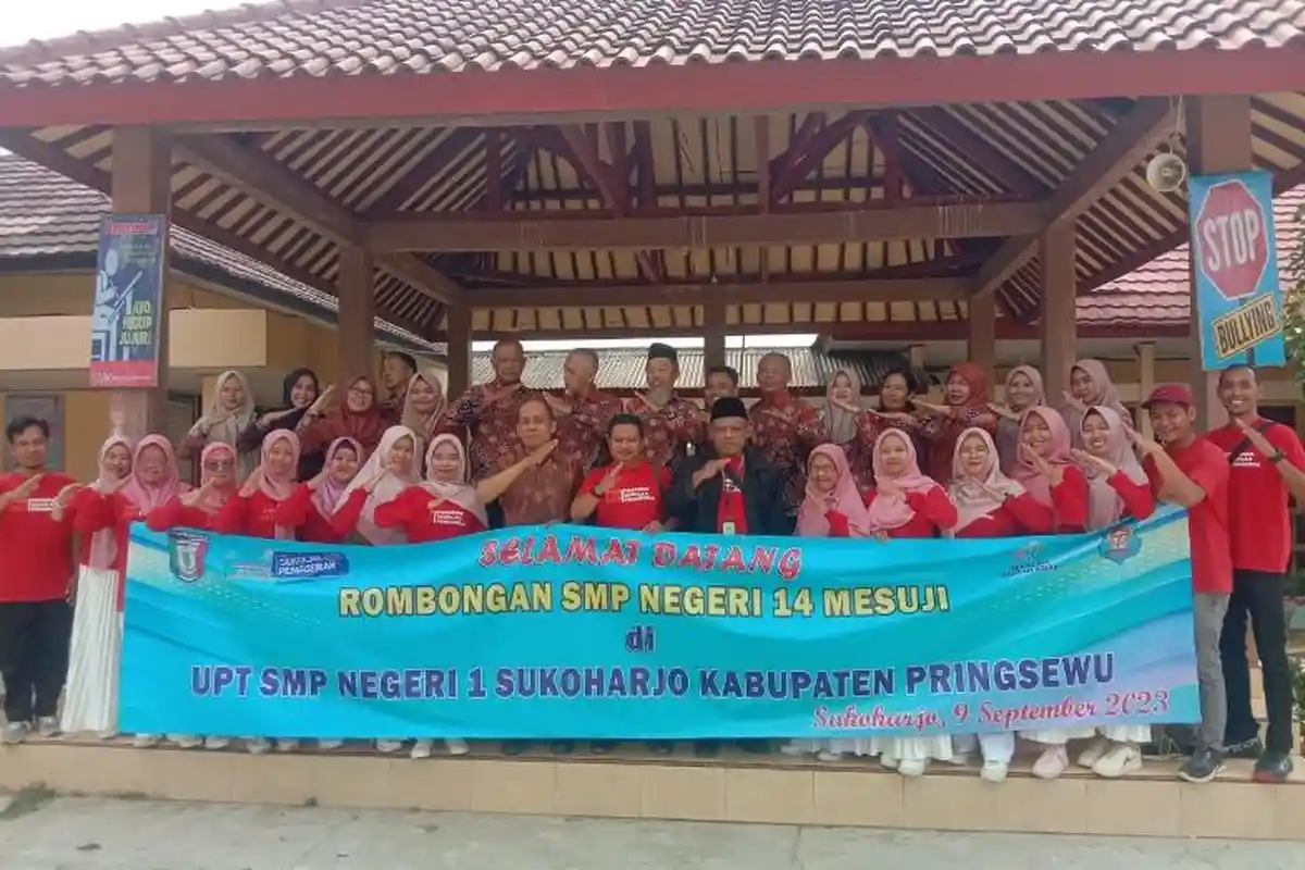 Tingkatkan Mutu Pendidik, SMPN 14 Mesuji Studi Tiru ke Pringsewu