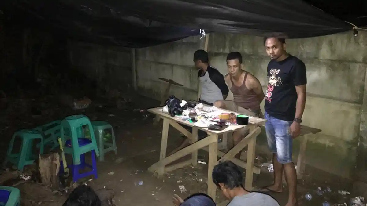 Arena Judi Kodok-kodok Disergap Polisi, Pelaku Lari Kocar-kacir