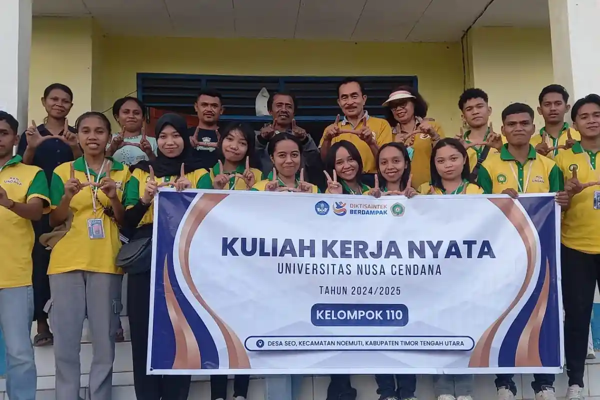 24 Mahasiswa Undana Kupang Laksanakan KKN di Desa Popnam dan Desa Seo TTU 