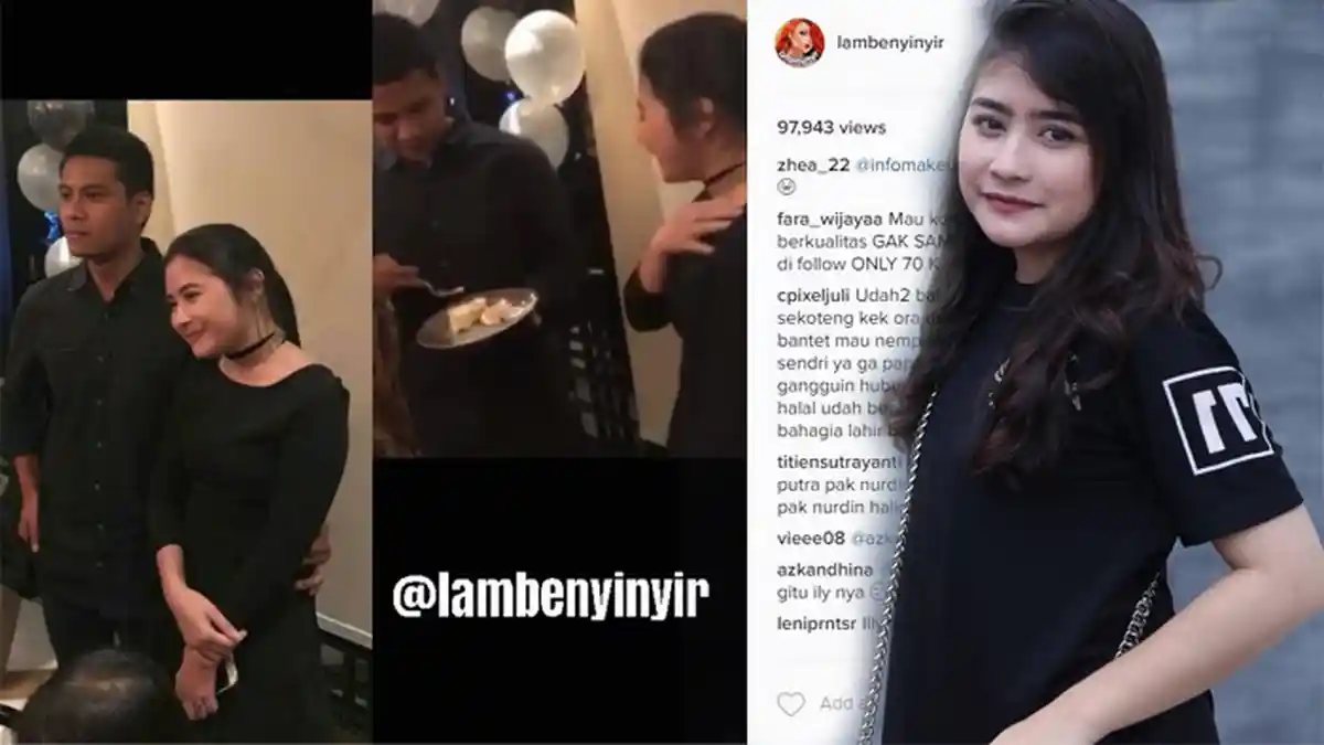 Datang ke Pesta Ulang Tahun Mantan, Prilly Latuconsina Terlihat Malu-malu!