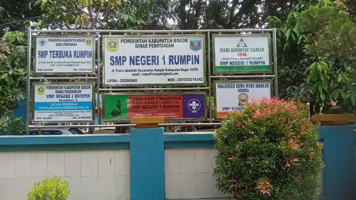 SPMB 2025/2026 Tingkat SMP Segera Bergulir, SMPN 1 Rumpin Bogor Siap Terima 400 Murid Baru