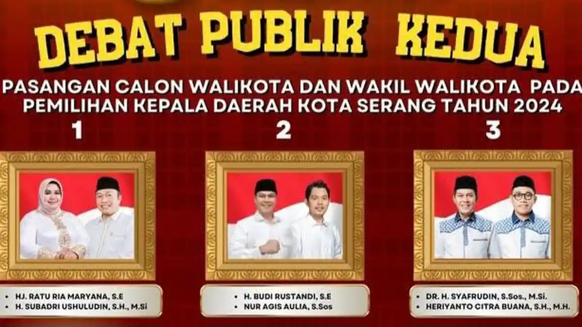 Akademisi Nilai Debat Pilkada Kota Serang Rasa Lomba Pidato: Tak Ada Terobosan Program