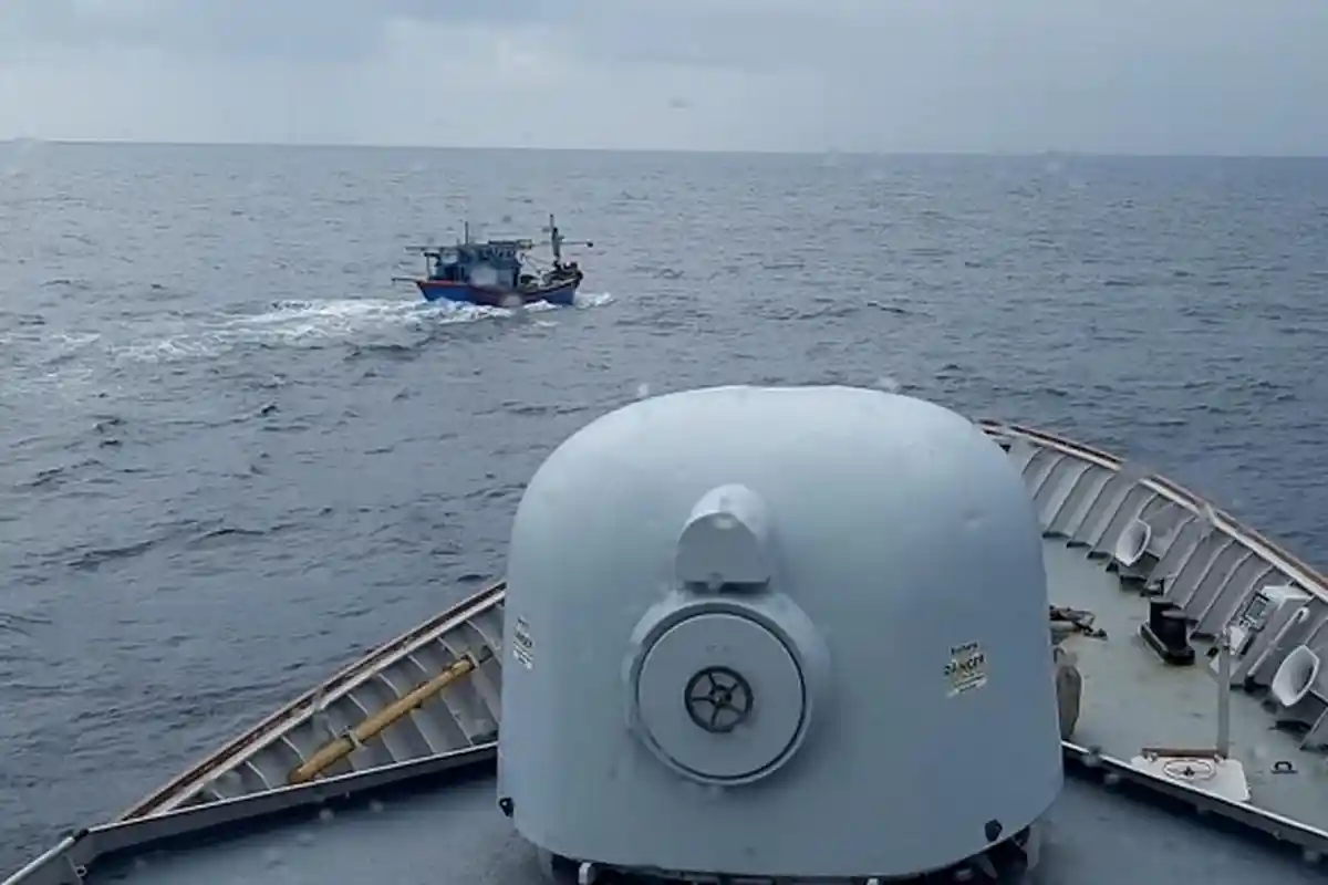 Berusaha Mengelabui Petugas, Kapal Ikan Vietnam di Natuna Utara Kembali Ditangkap