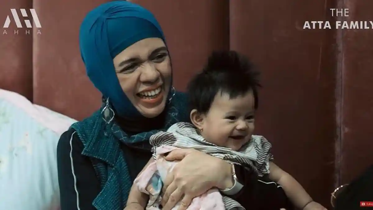 Ameena Anak Atta Halilintar Tertawa Bertemu Gen Halilintar untuk Kedua Kali