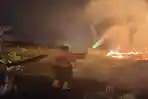 Satu Hektare Lahan di Balai Agung Sekayu Muba Terbakar, Api Nyaris Merambat ke Perumahan