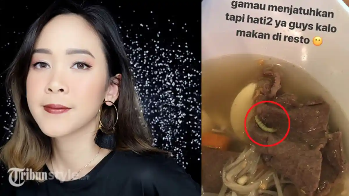 Temukan Ulat di Makanan yang Disantapnya, Beauty Vlogger Ini Imbau Pihak Restoran!