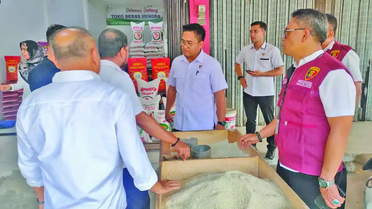Temuan Satgas Polda Aceh di Sejumlah Daerah, Beras Dijual di Atas HET