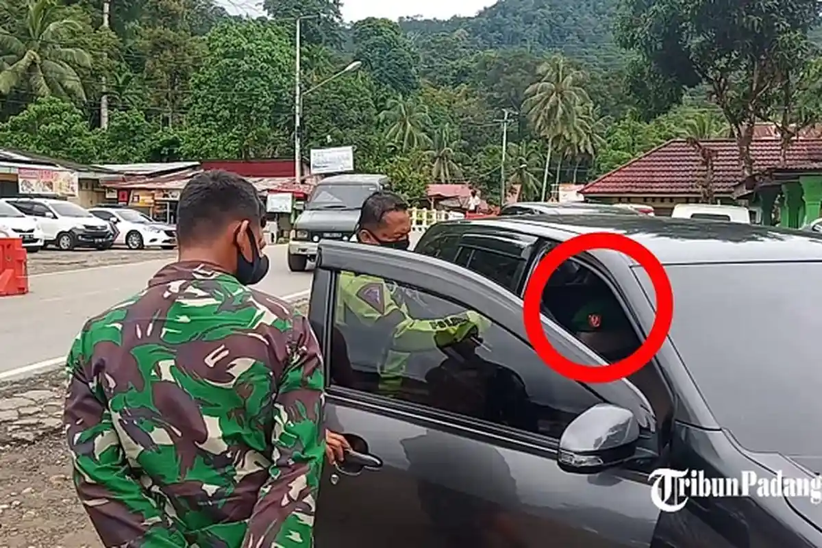 Bawa Baret TNI & Surat Wali Nagari, Warga Ini Tetap Dilarang Masuk Padang, Ternyata Mau Shoping